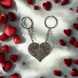 Heart Jigsaw Keyring