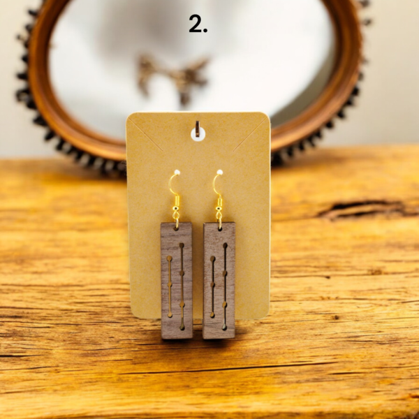 Walnut Earring