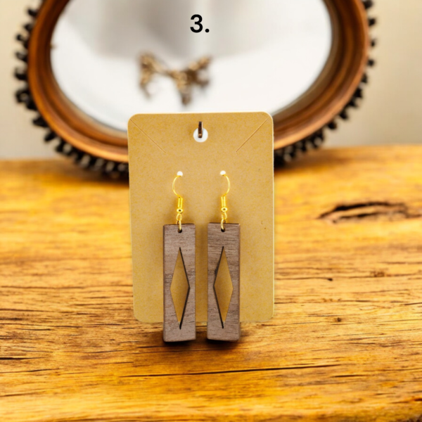 Walnut Earring