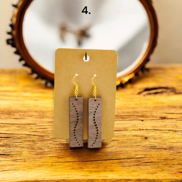 Walnut Earring