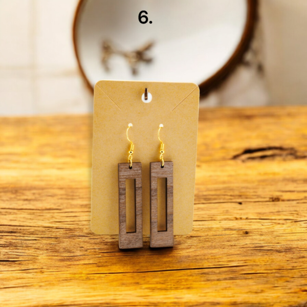Walnut Earring