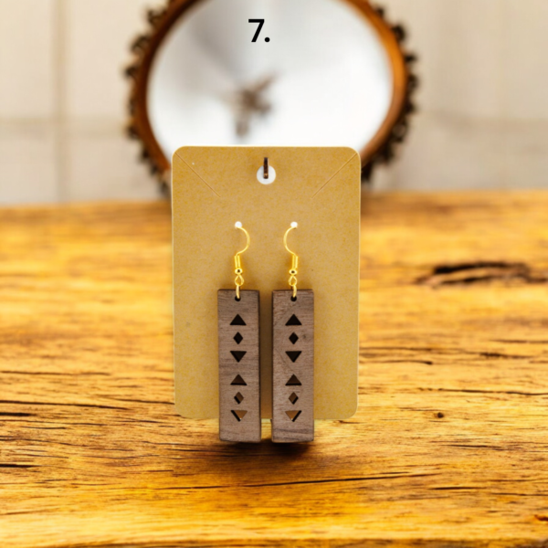 Walnut Earring