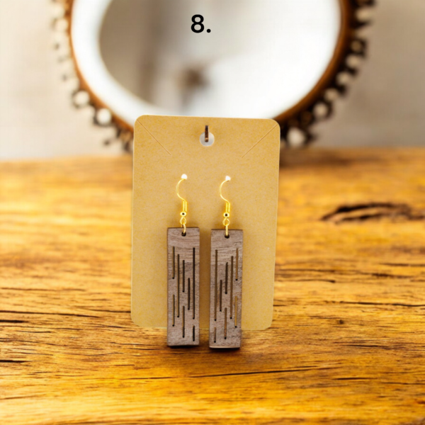 Walnut Earring