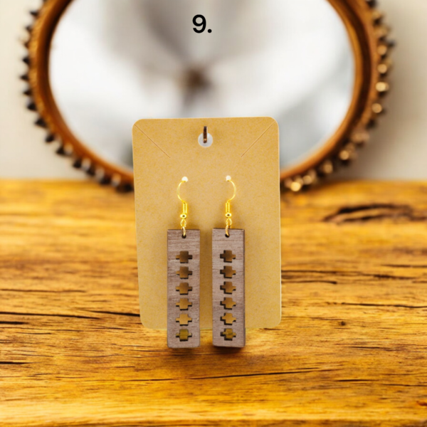 Walnut Earring