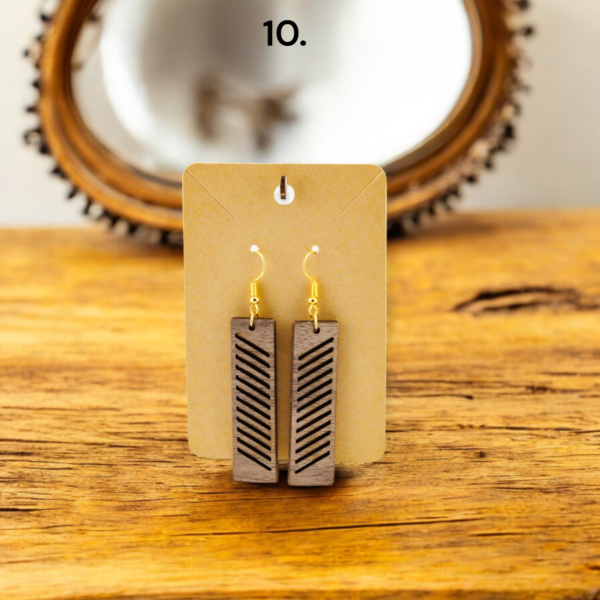 Walnut Earring