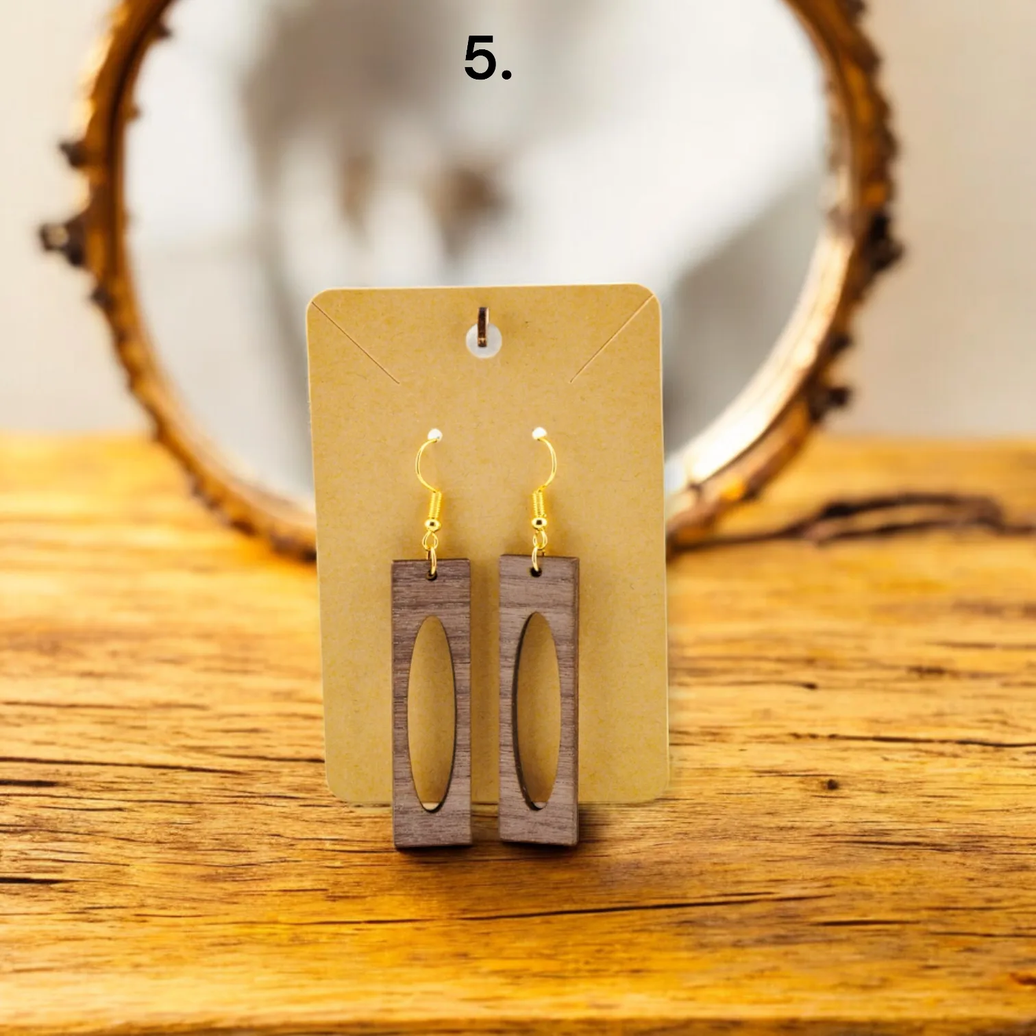 Walnut Earring