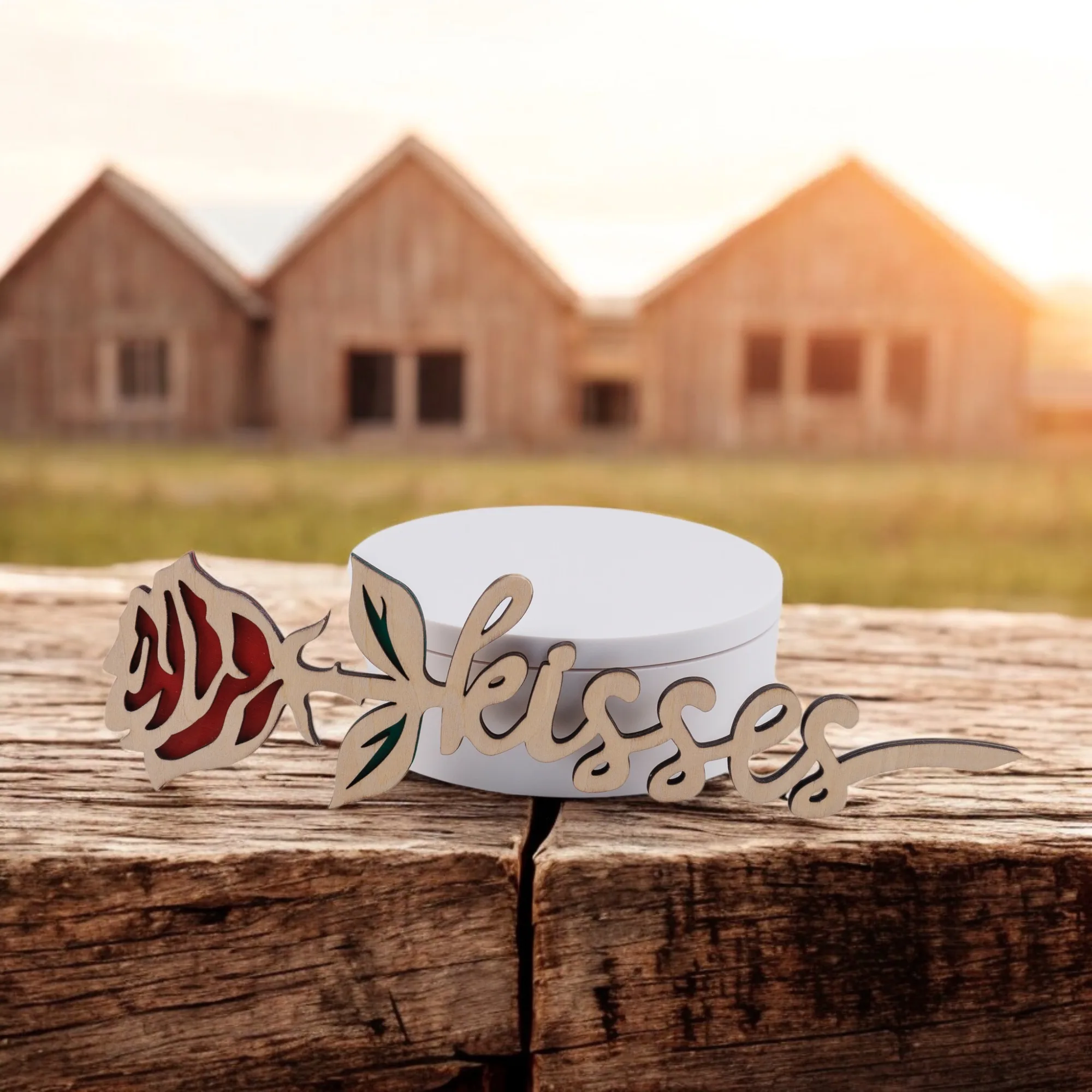 Personalised Wooden Rose - Image 3