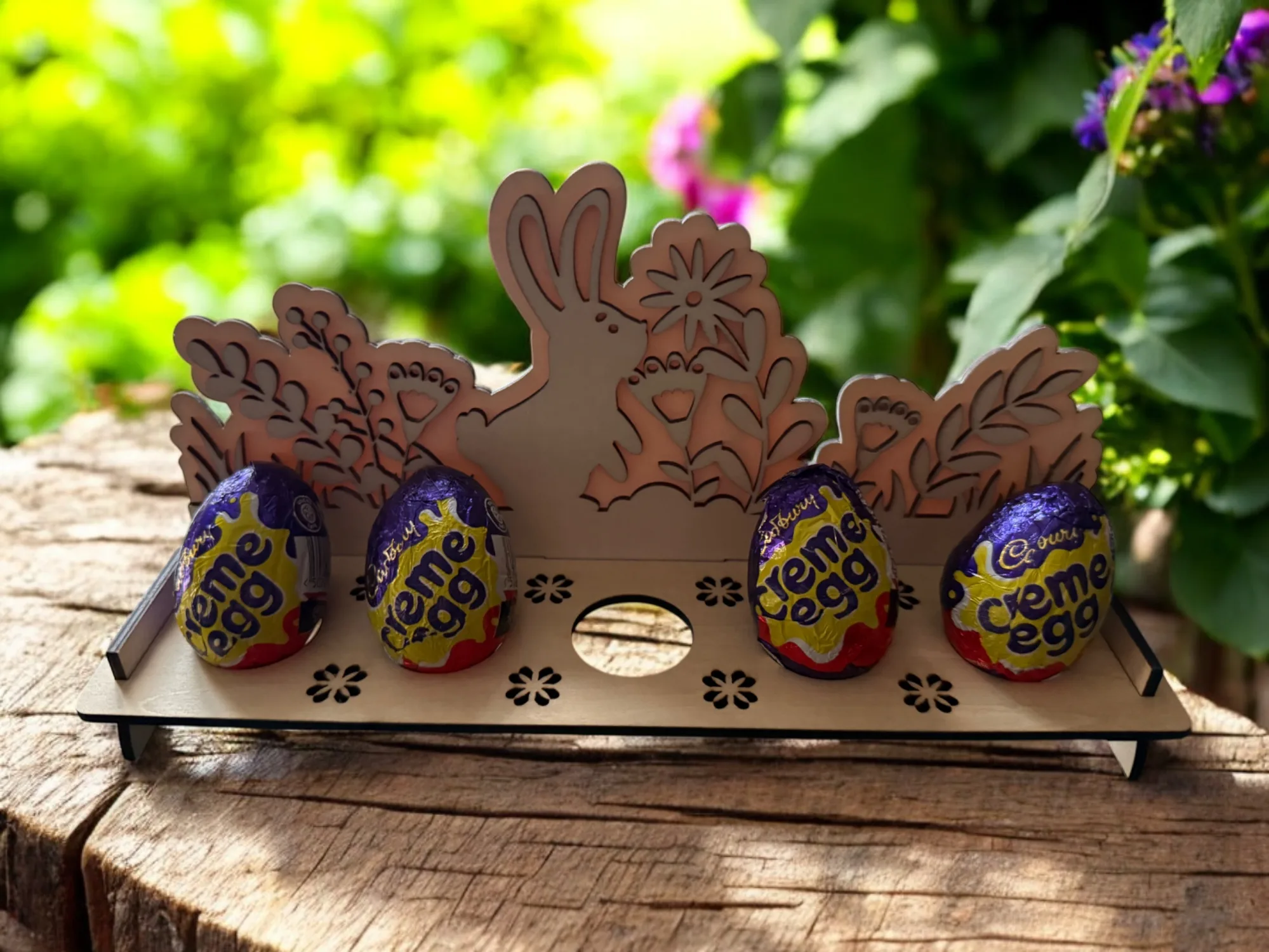 Egg Holder - Happy Bunny