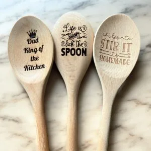 Engraved Wooden Spoons