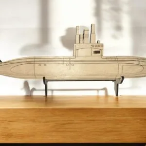 Wooden Submarine Model