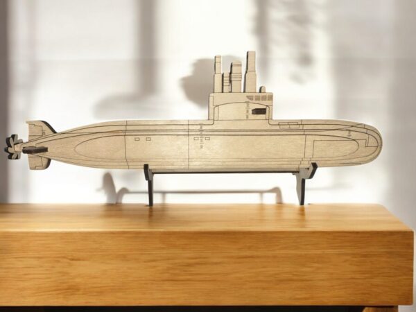 Wooden Submarine Model